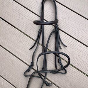 Havana Brown Leather Small Horse Bridle